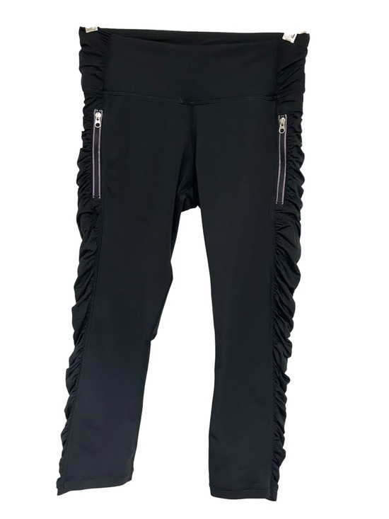 lululemon athletica Pants - Lululemon Women's Run In The Sun Crop Leggings Black Sz 4